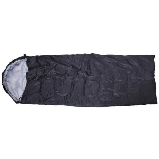 170T Sleeping Bag Black Open